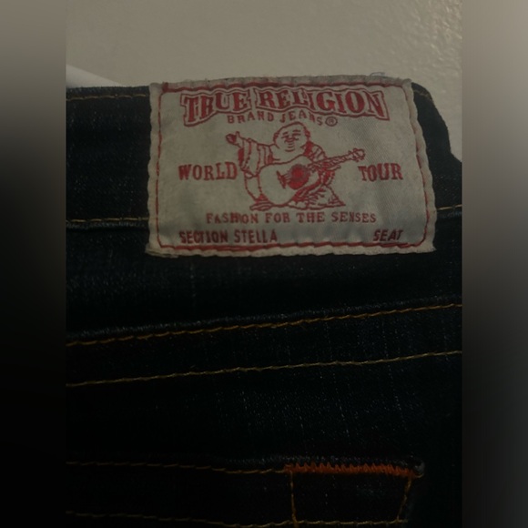 True Religion Brand Jeans Women’s size 28 Stella Skinny Dark Blue - Picture 7 of 14